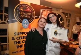 Sarah Frankland with Pastry Highest Achiever Irene Magro