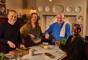 Michel Roux, Angela Hartnett, Rick Stein and Andi Oliver