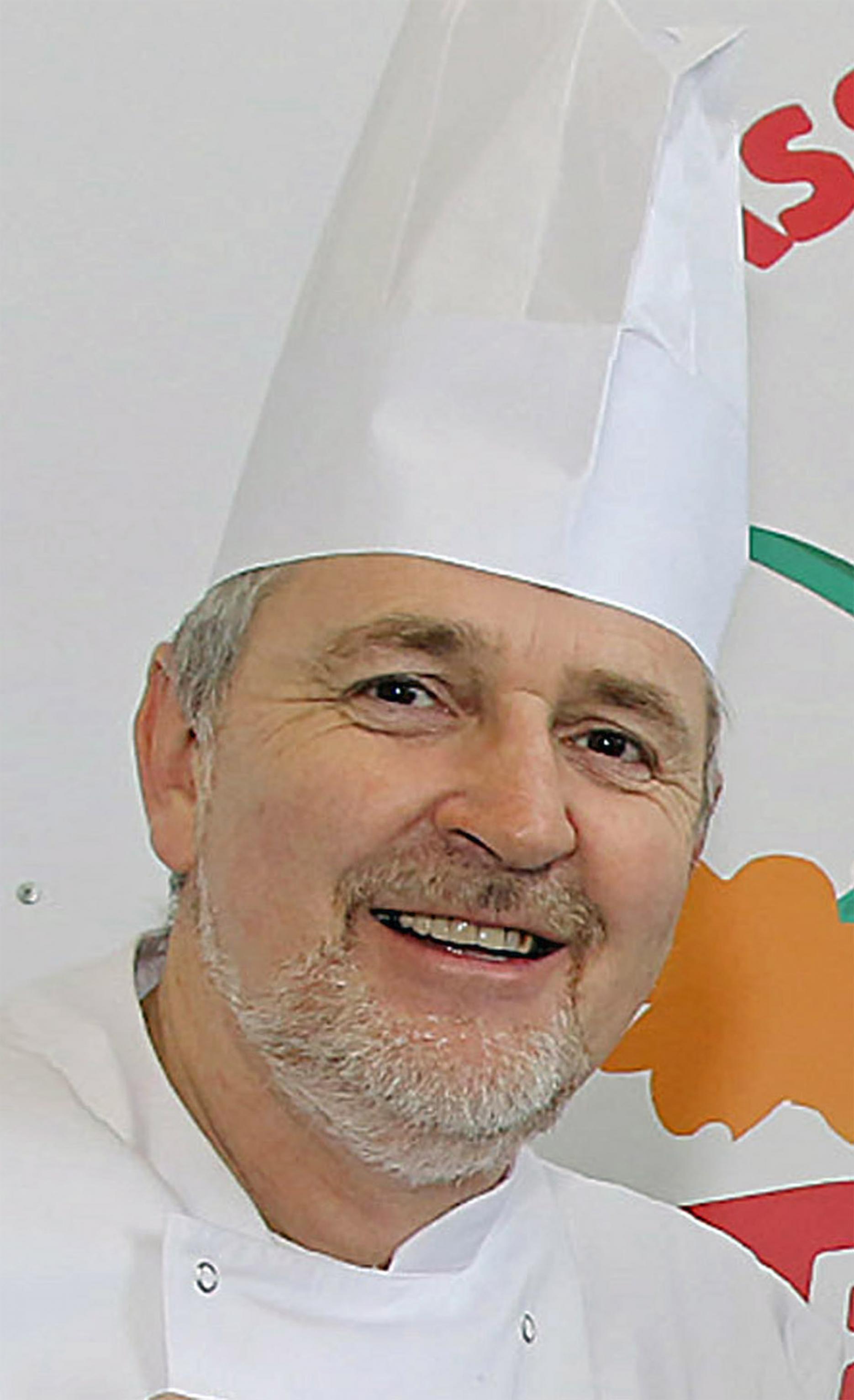 Arwyn Watkins, OBE, Culinary Association of Wales president Chef culinary Association of Wales craft butchers Arwyn Watkins