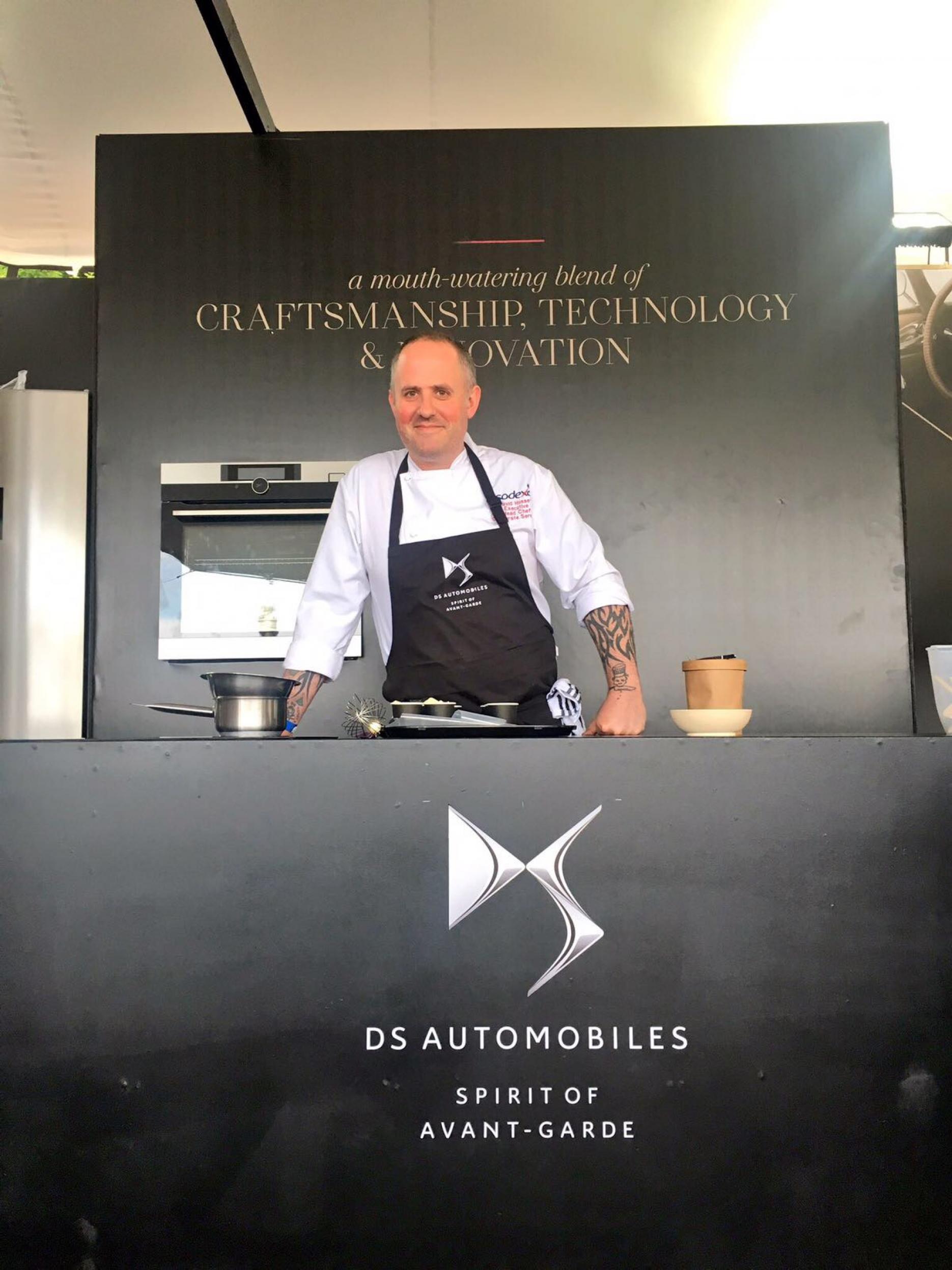 David Hussey, executive chef for corporate services (London) at Sodexo Sodexo chef puts insects on the menu at Taste of London