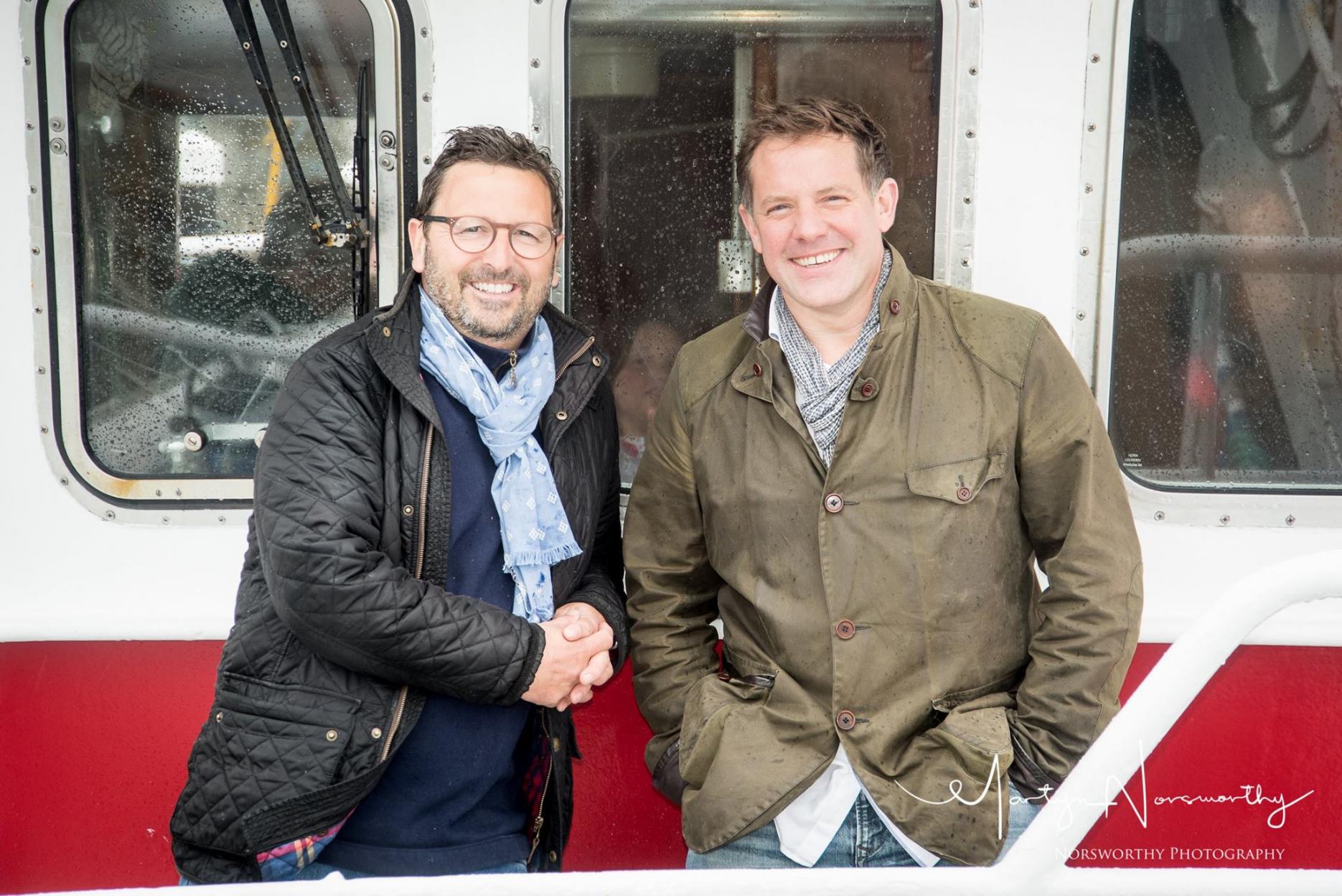 Mitch Tonks, left, and Matt Tebbutt