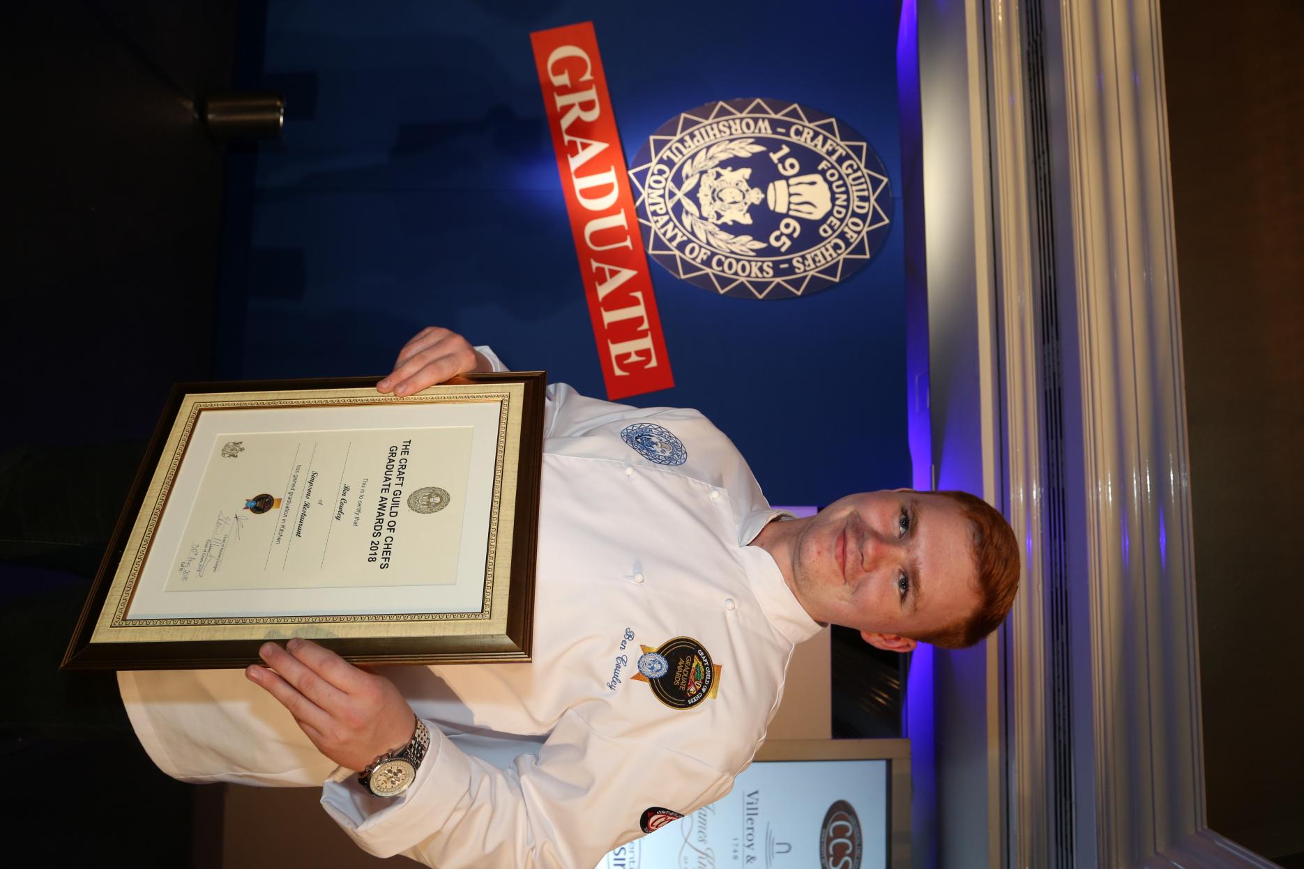 Ben Cowley, kitchen highest achiever