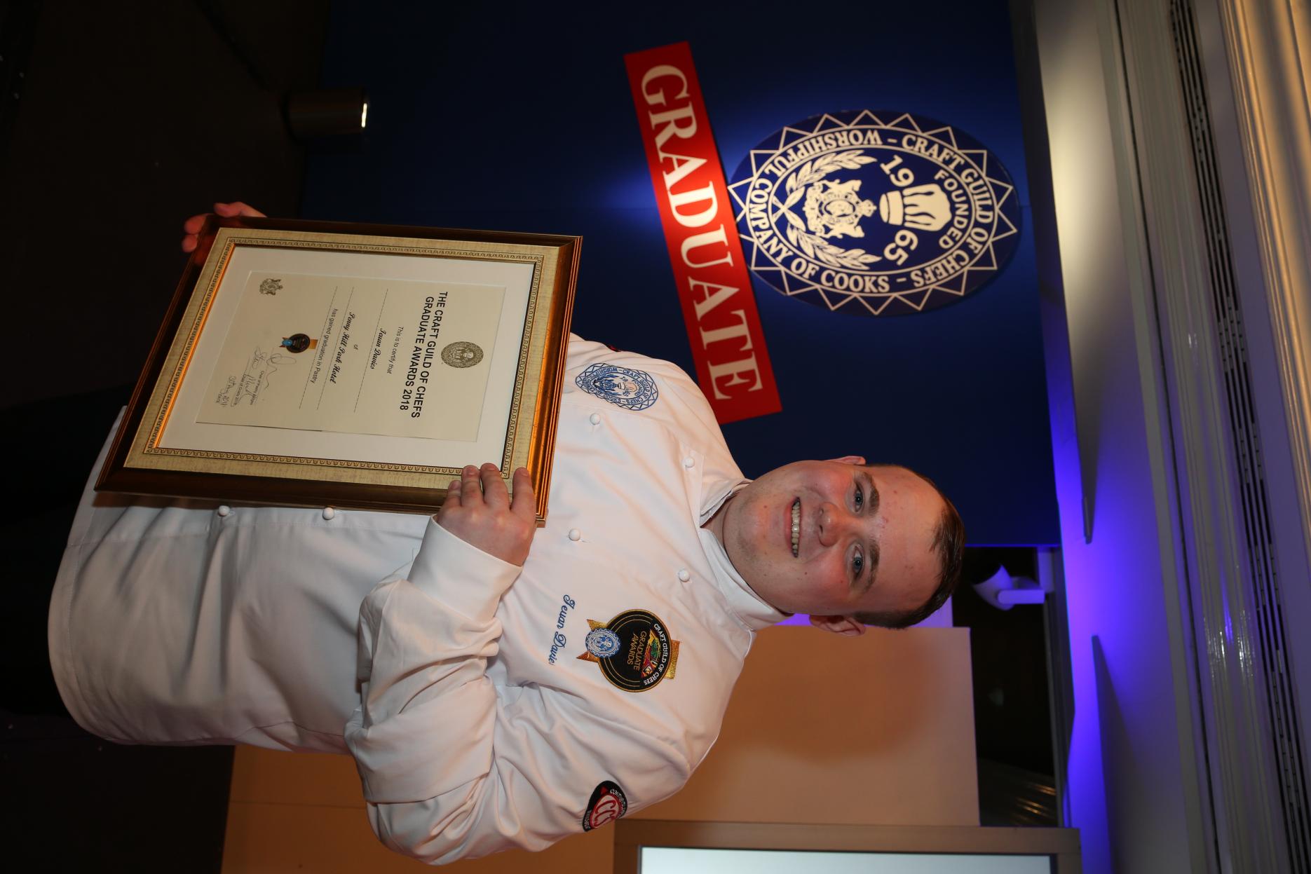 Ieuan Davies, pastry highest achiever