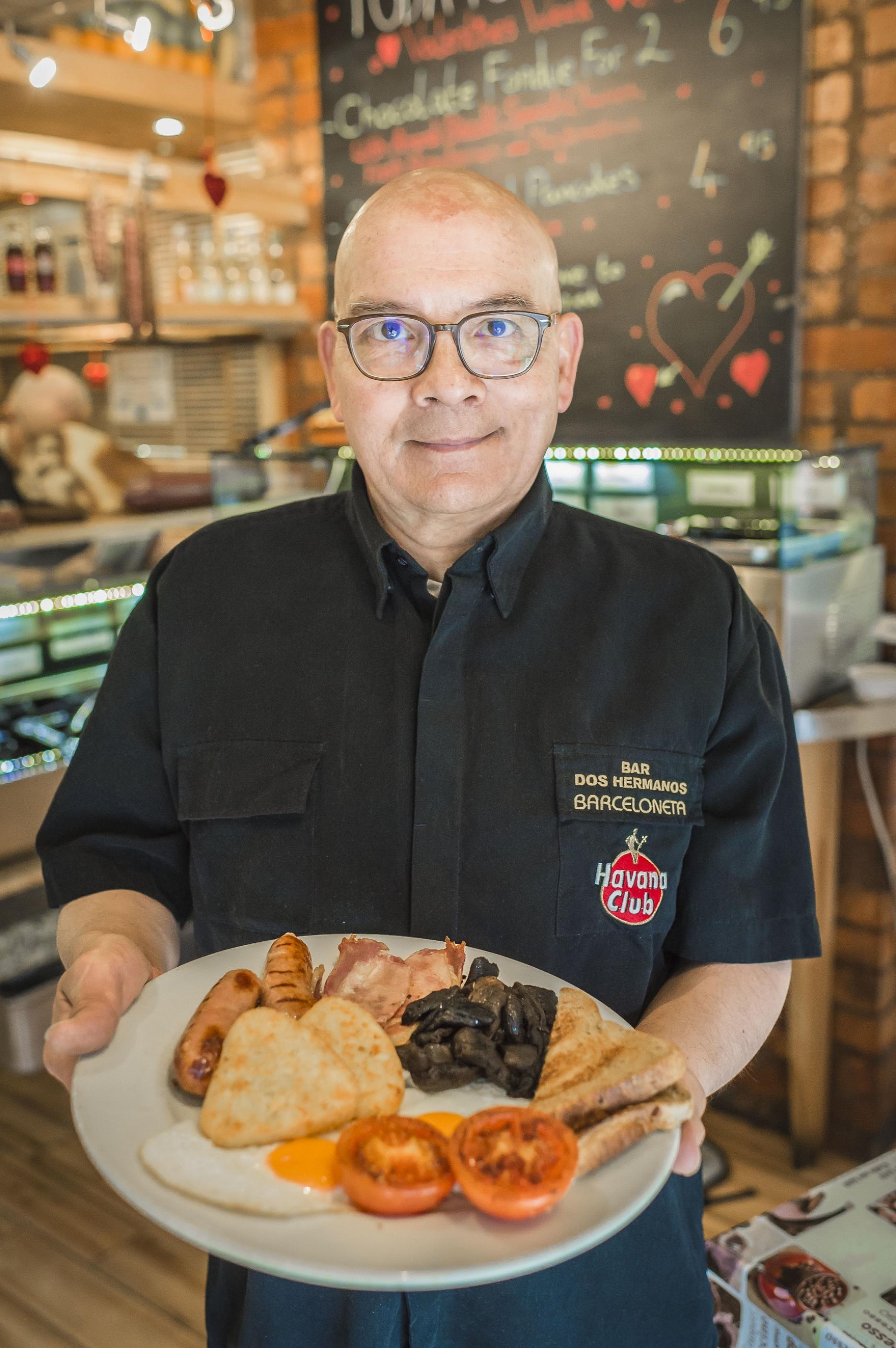 Bar Dos Hermanos owner, Andy Hussain