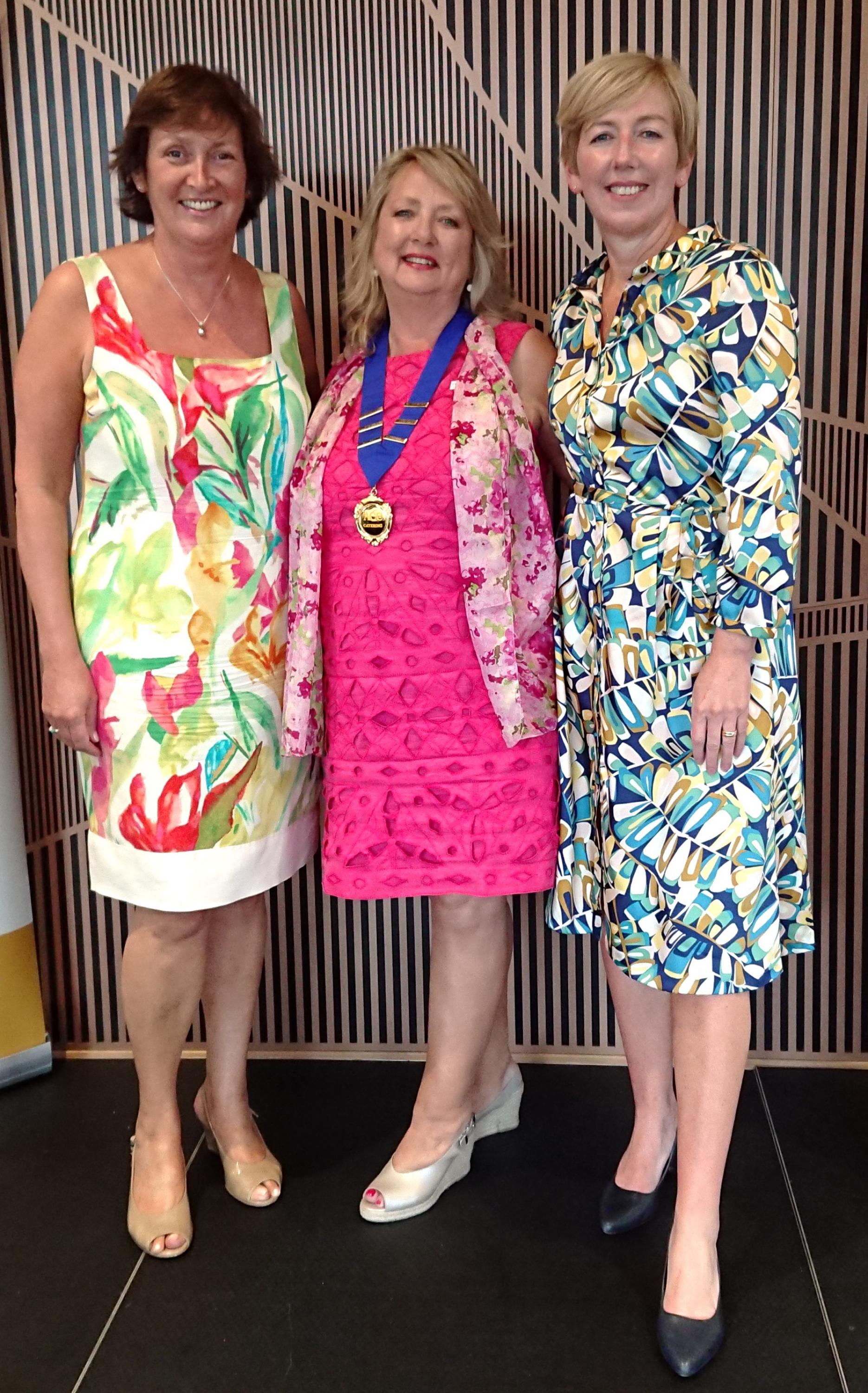 Sue Thompson, Gaye Bullard and Sarah Prentice The Association of Catering Excellence (ACE) appoints new chair