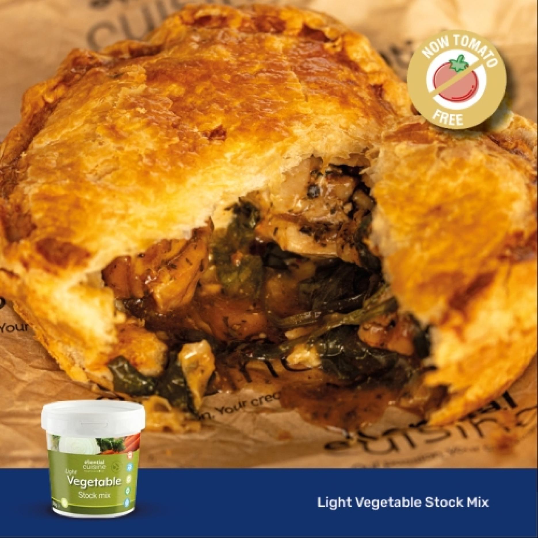 Essential Cuisine makes Light Vegetable Stock Mix Tomato-Free Essential Cuisine makes Light Vegetable Stock Mix Tomato-Free