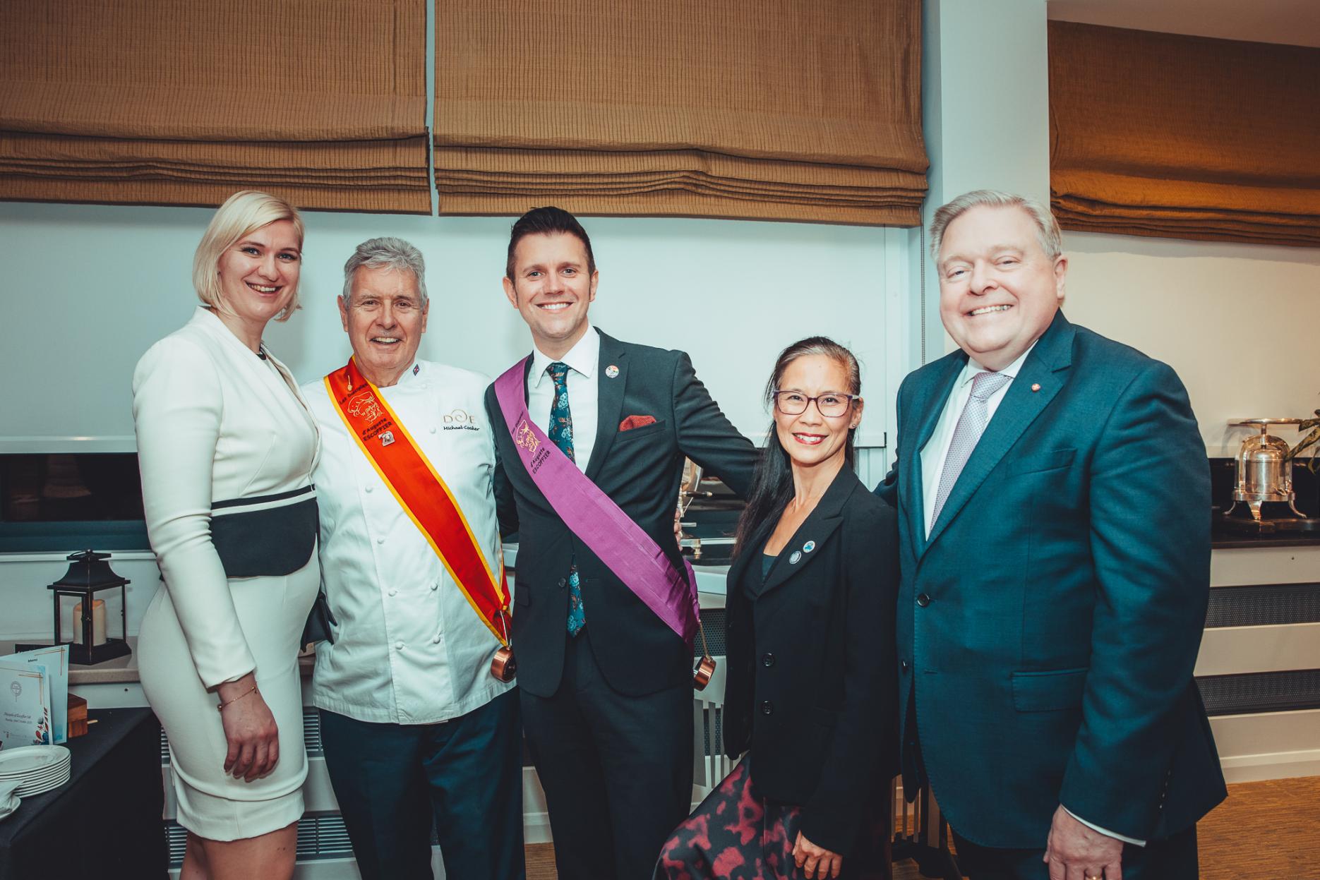 New Disciples of Escoffier inducted during a inauguration ceremony