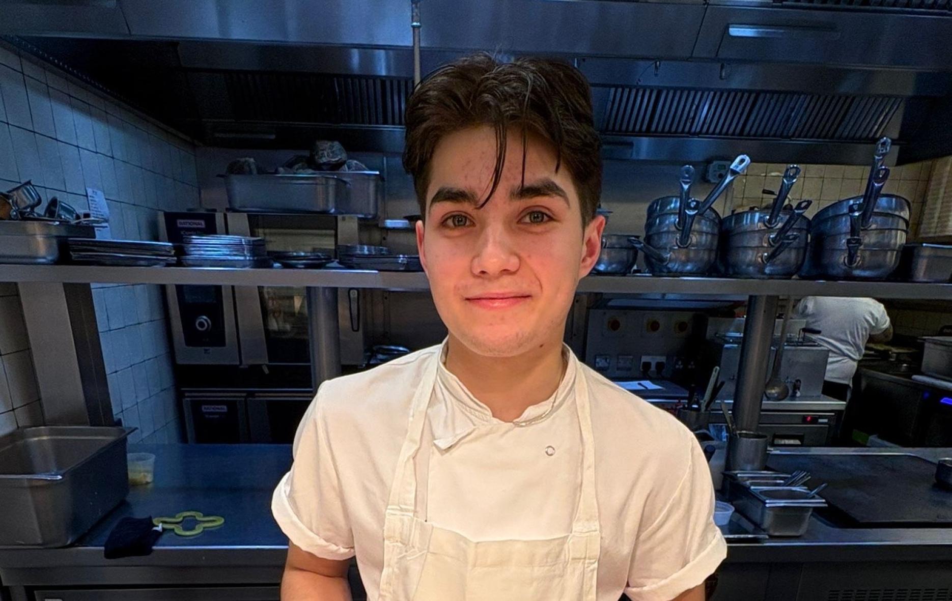 Young Chef Scholarship winner Francisco Brewer Young Chef Scholarship winner Francisco Brewer