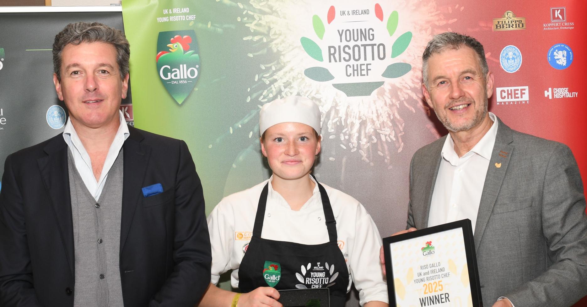 Mia Walter wins Riso Gallo Young Risotto Chef of the Year competition 
