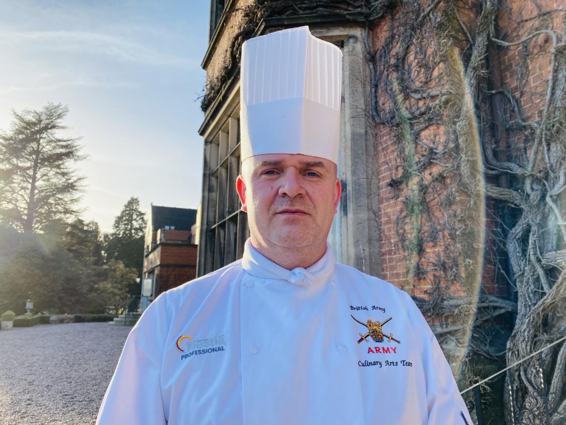 James St Claire-Jones, Hoarcross Hall Hotel & Spa and the British Army Culinary Arts team James St Claire-Jones, Hoarcross Hall Hotel & Spa and the British Army Culinary Arts team