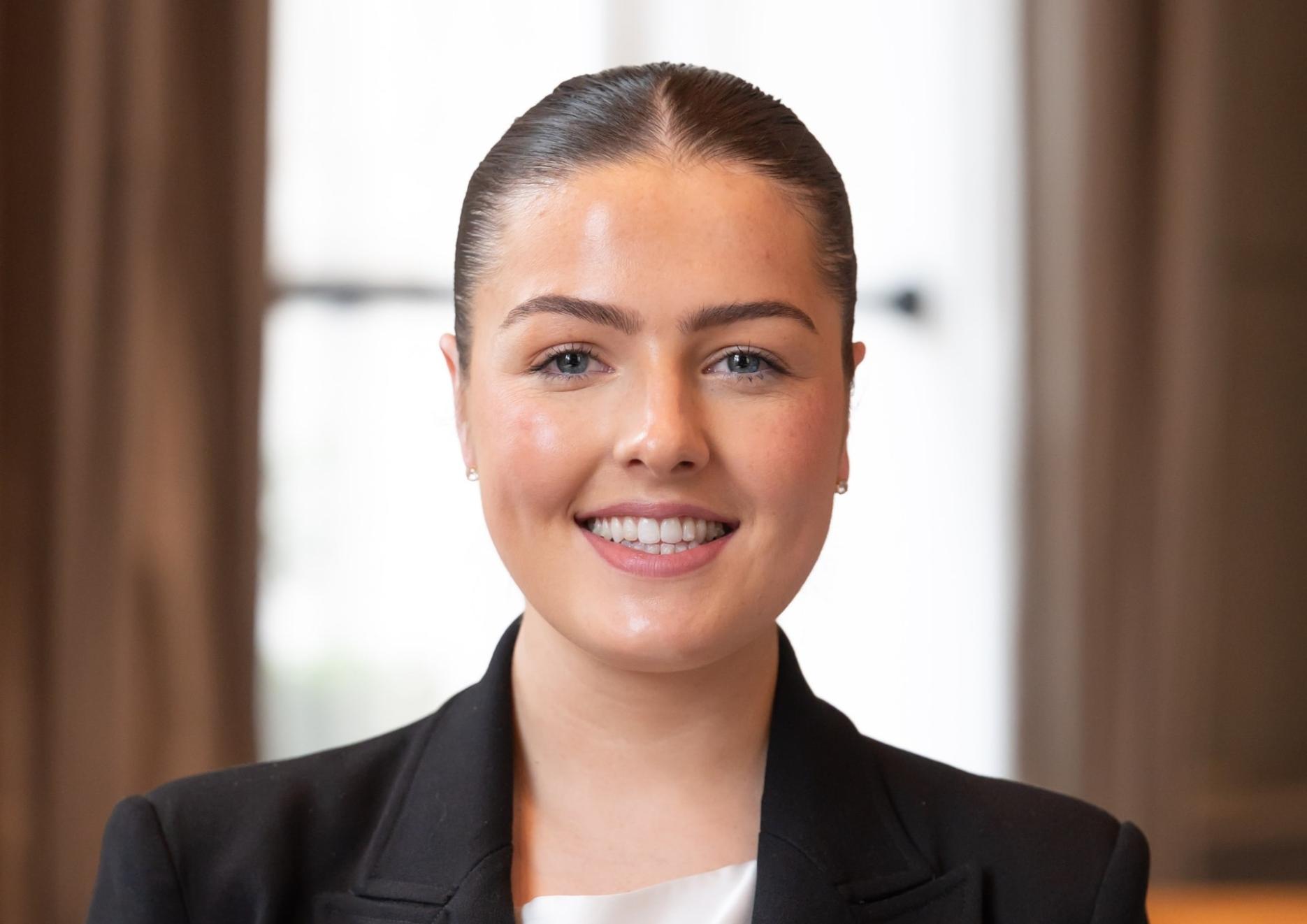 Isabella Condon, junior assistant manager at Dinner by Heston Blumenthal in London Isabella Condon, junior assistant manager at Dinner by Heston Blumenthal in London