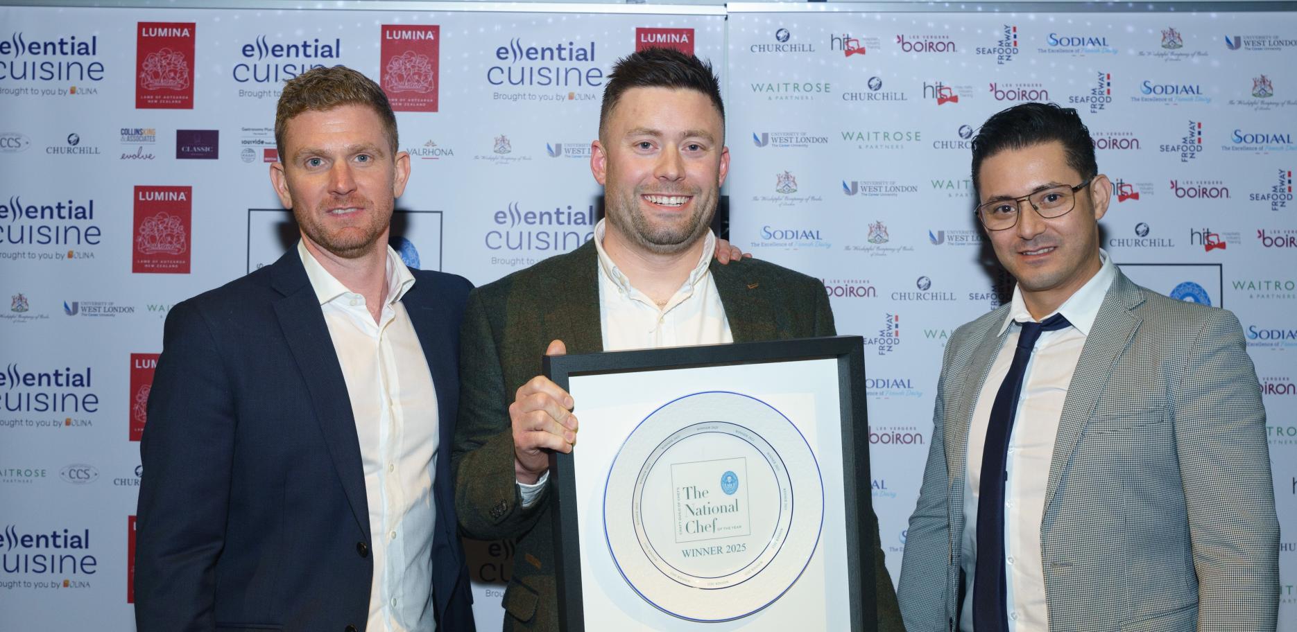 2024 NCOTY winner Orry Shand with runners-up Cleverson Cordeiro, right, and Paul Gamble 2024 NCOTY winner Orry Shand with runners-up Cleverson Cordeiro, right, and Paul Gamble