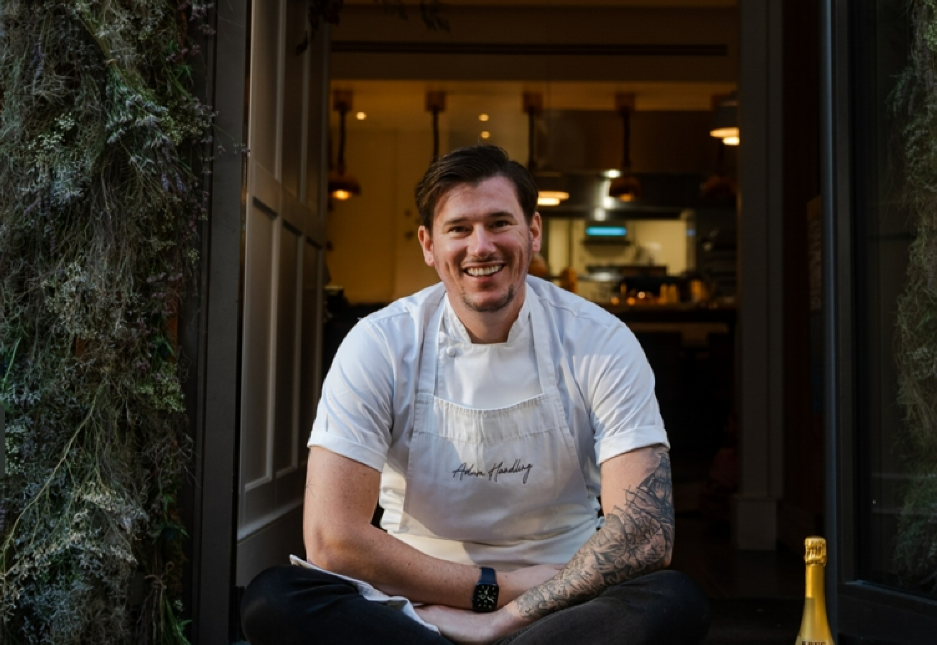 Chef Adam Handling receives MBE Chef Adam Handling receives MBE