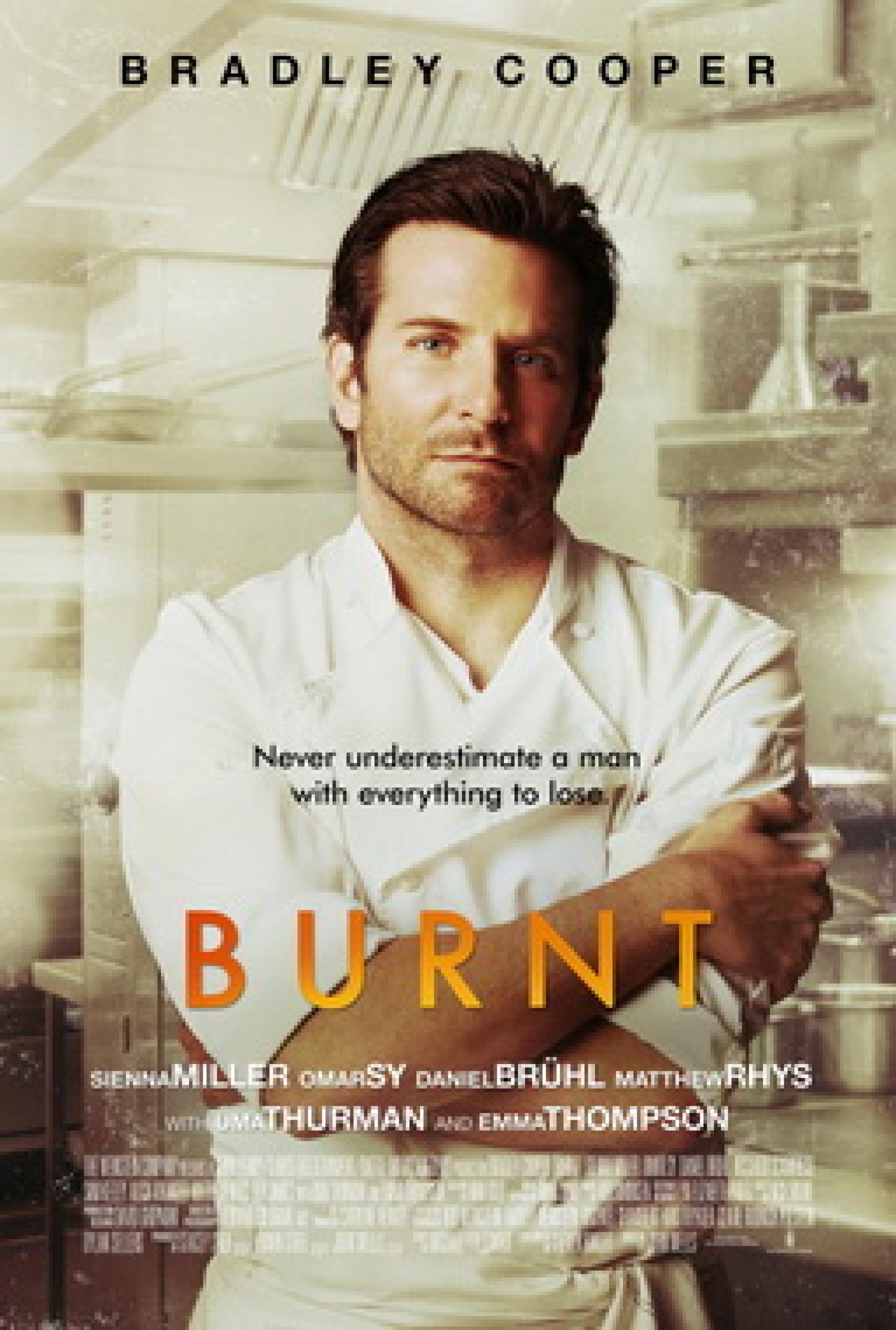 Burnt will be released to cinemas on 23rd October