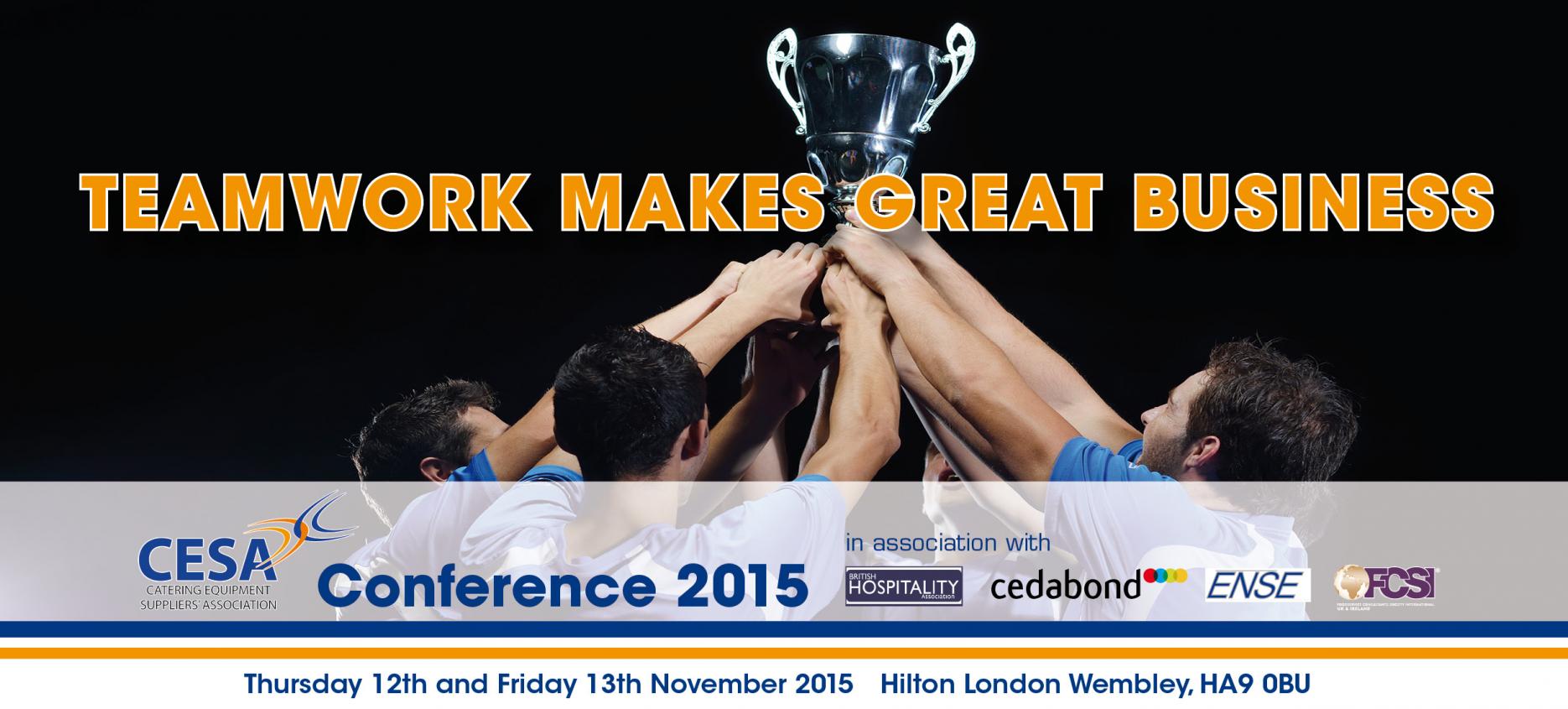 The CESA Conference takes place on 12-13th November 2015 Programme for CESA Conference 2015 announced