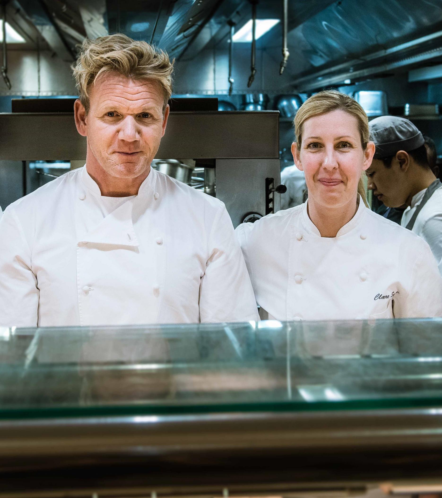 Gordan Ramsay and Clare Smyth Gordon Ramsay and Clare Smyth announce new partnership