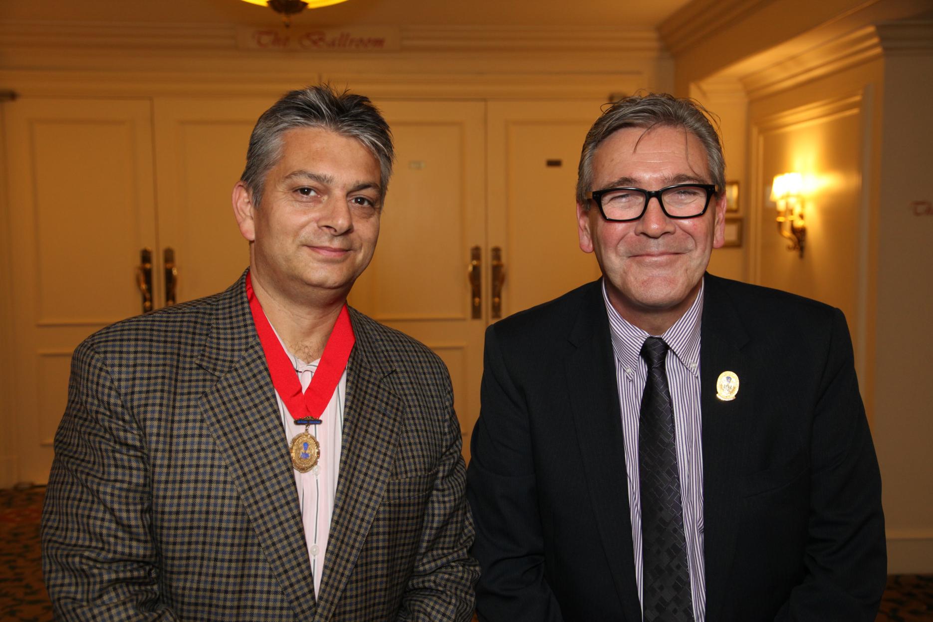 Craft Guild chair Christopher Basten and CEO Martin Bates Image of Craft Guild chair Christopher Basten and CEO Martin Bates