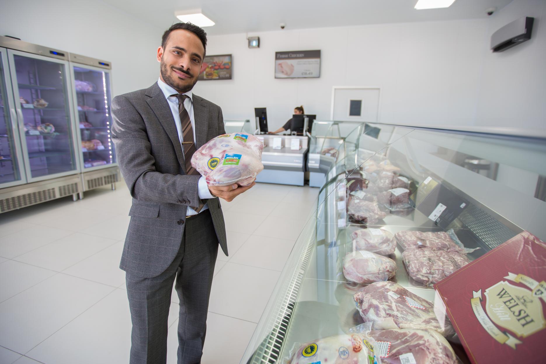 Ediz Osman, sales supervisor, JJ Food Service Enfield JJ Food Service opens fresh meat counter