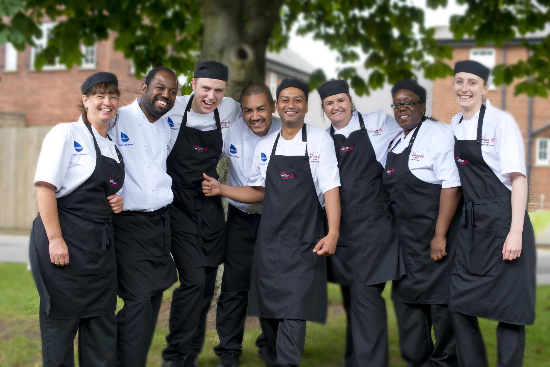 Eight new chefs graduate from Elior’s Chef School