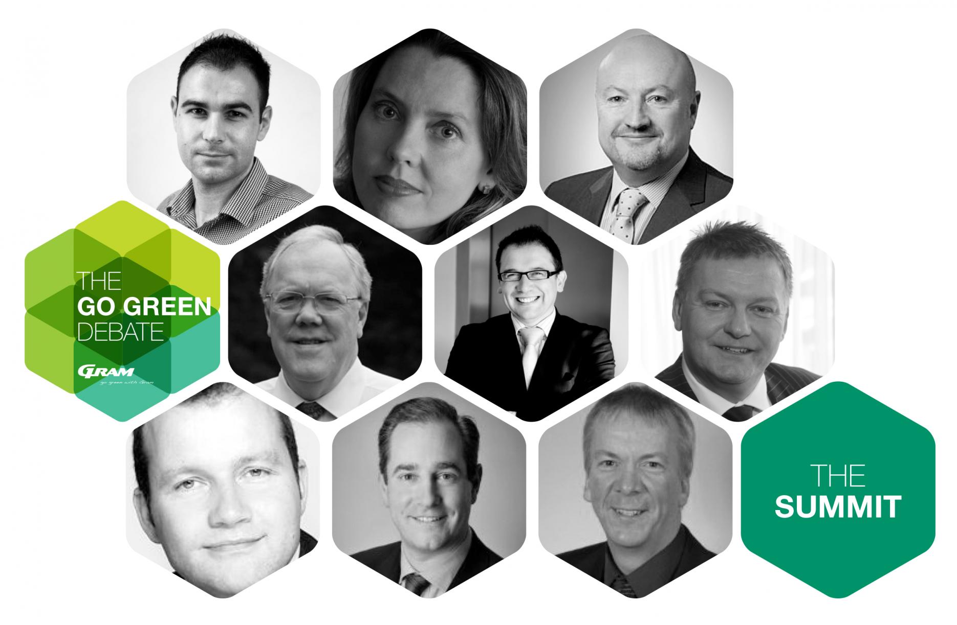 The summit features an exciting line up of speakers The countdown to the Gram Go Green Summit is on