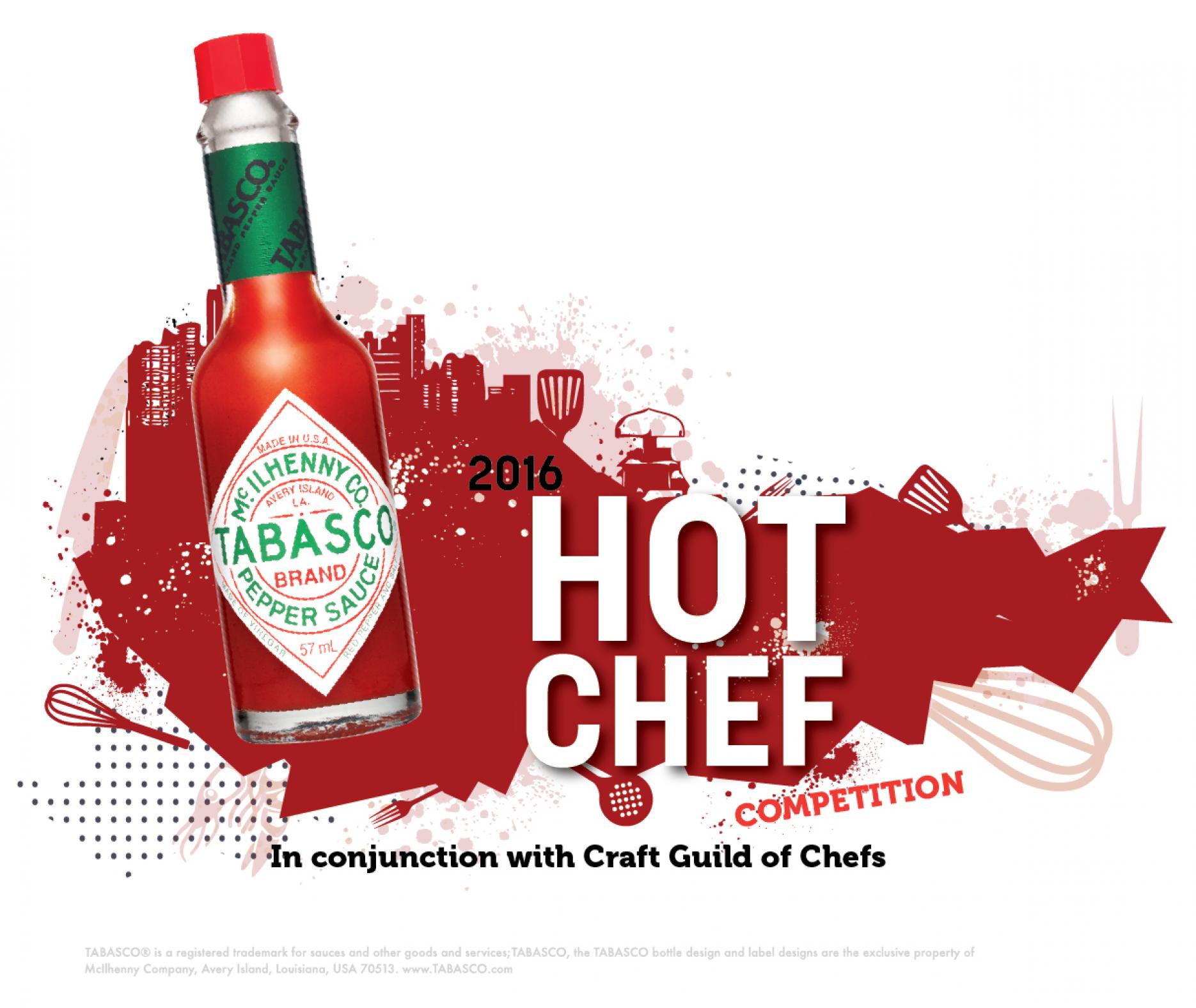 The final will take place at Hotelympia Semi-finalists for Tabasco Hot Chef competition announced