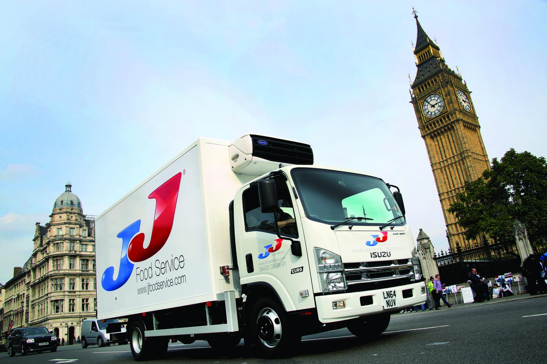 JJ Food Service recently overhauled their vehicles JJ Food Service National Chip Week