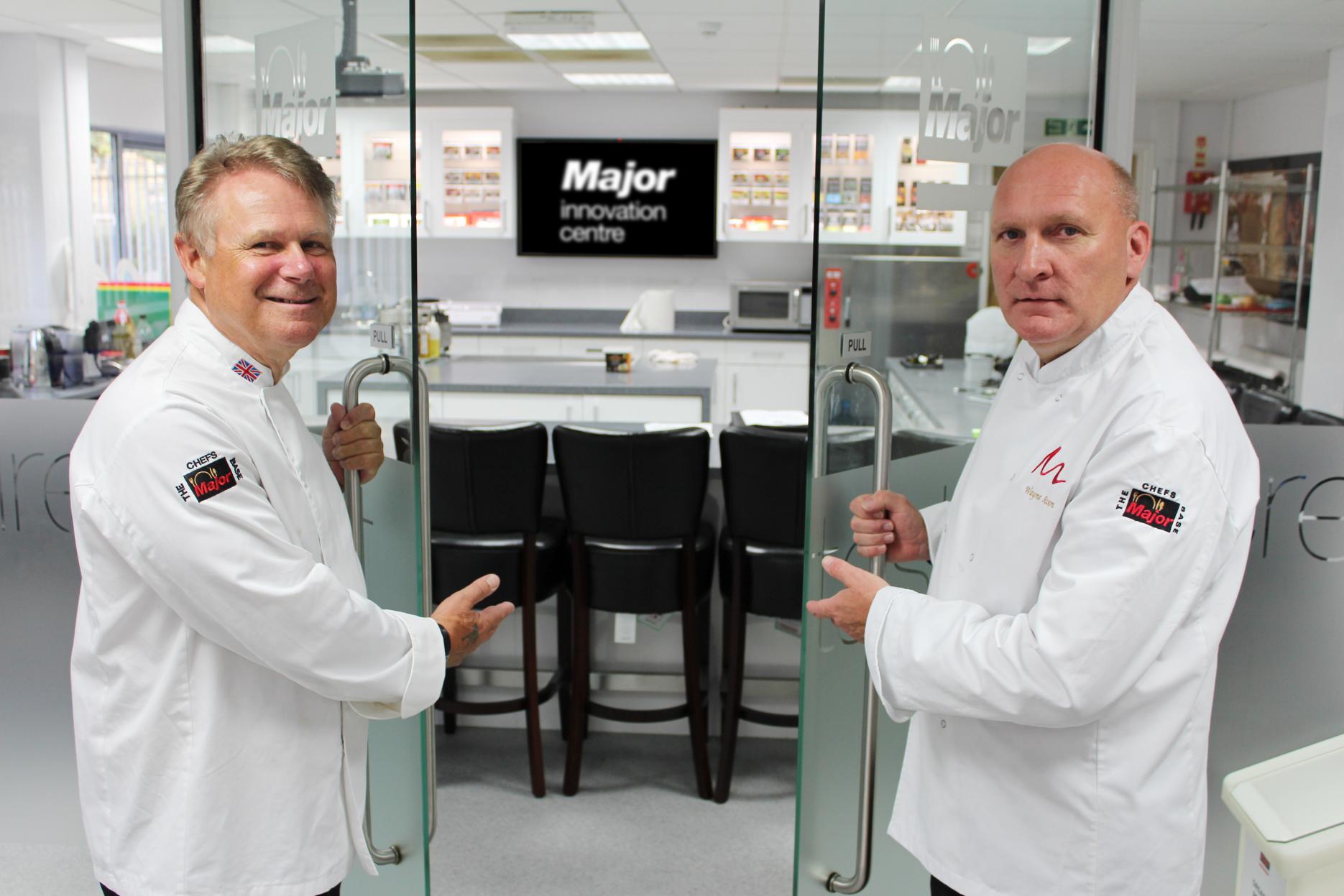Image of Brian Eastment and Wayne Asson at the Major Innovation Centre