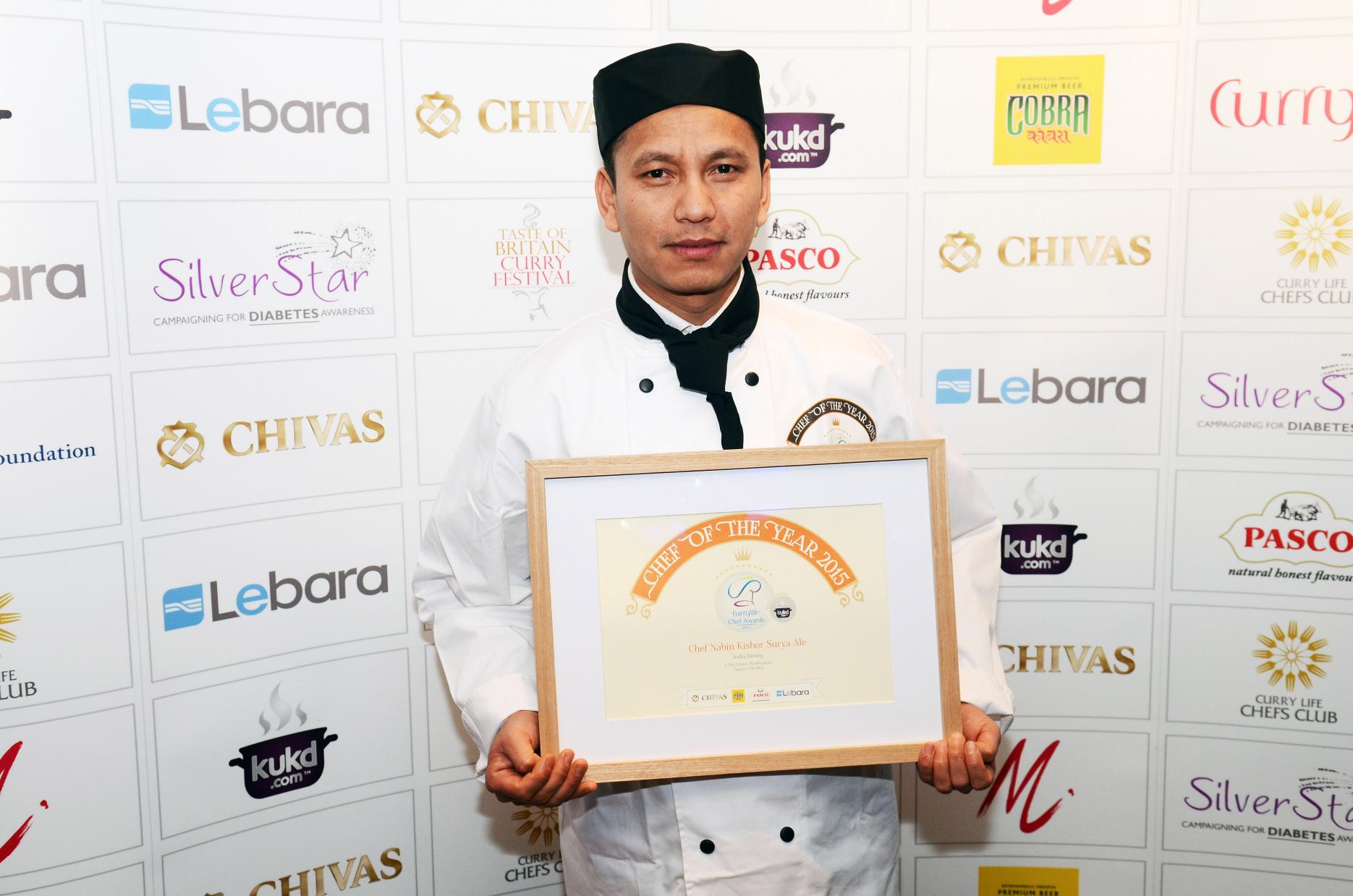 The winner Nabin Surya Ale Surrey chef sets benchmark for curry quality