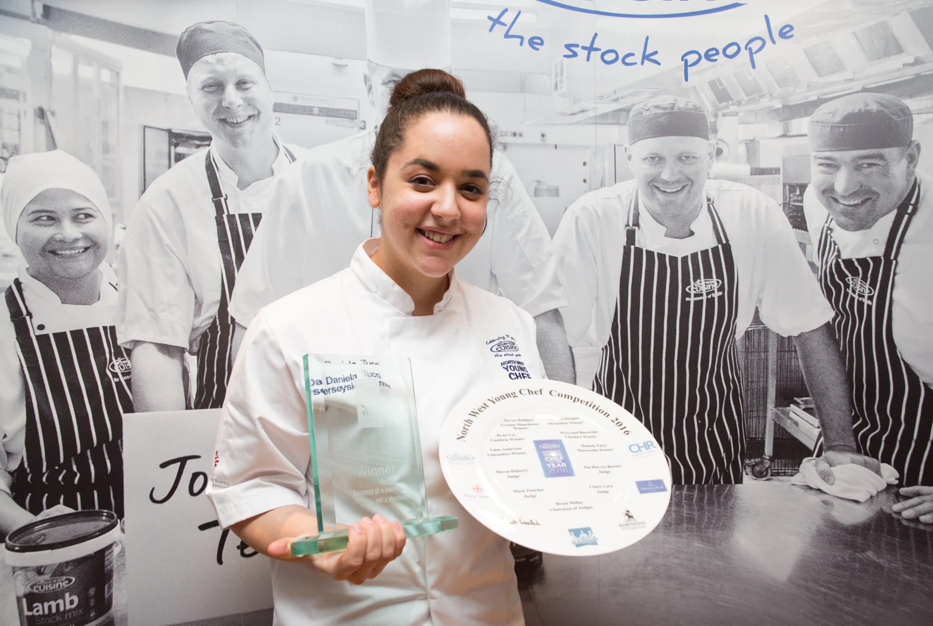 Daniela Tucci, winner of Essential Cuisine's North West Young Chef competition