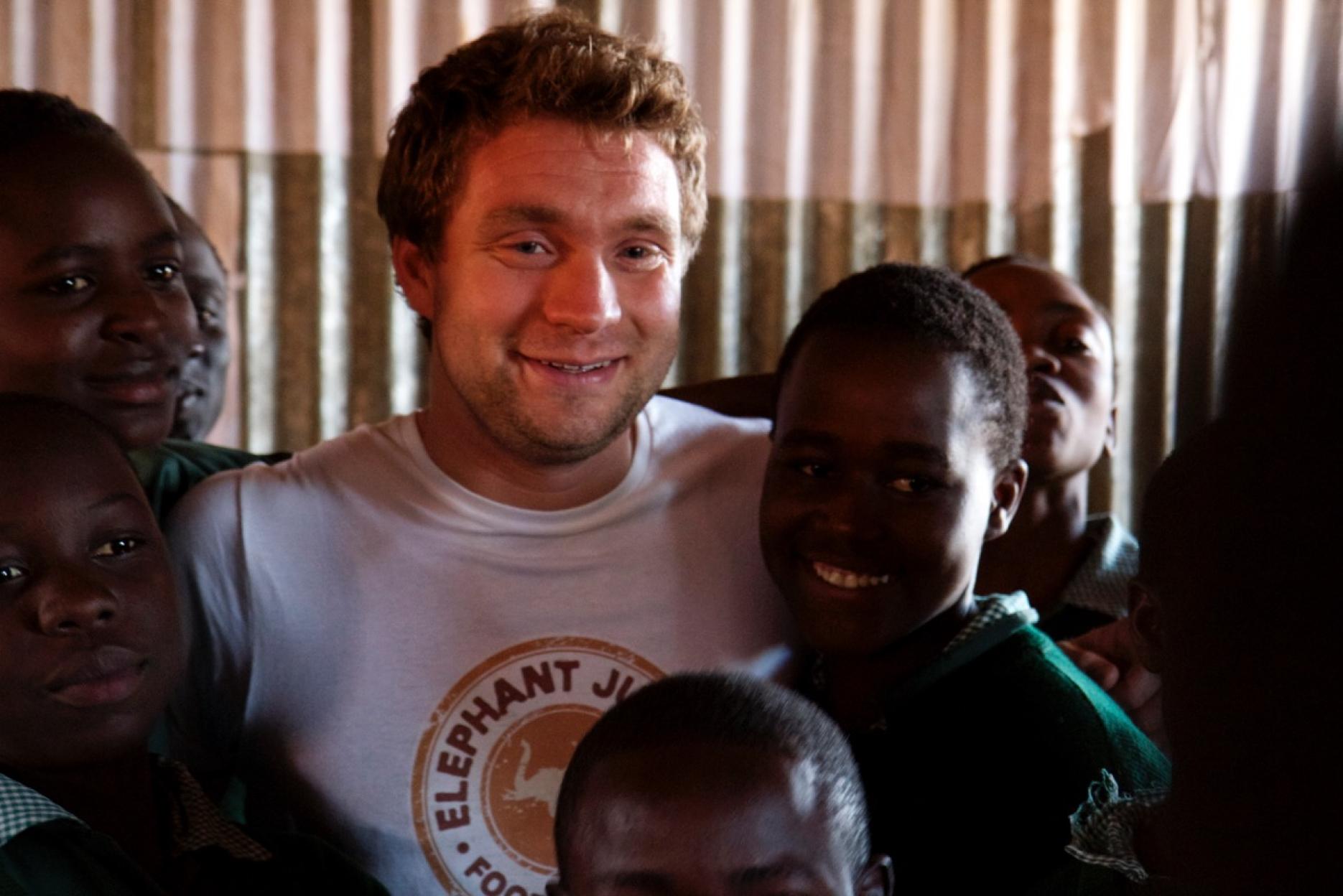 Co-founder JP Campbell hopes to make a direct impact on child poverty One Feeds Two Richard Branson Virgin JP Cambell child poverty charity movement