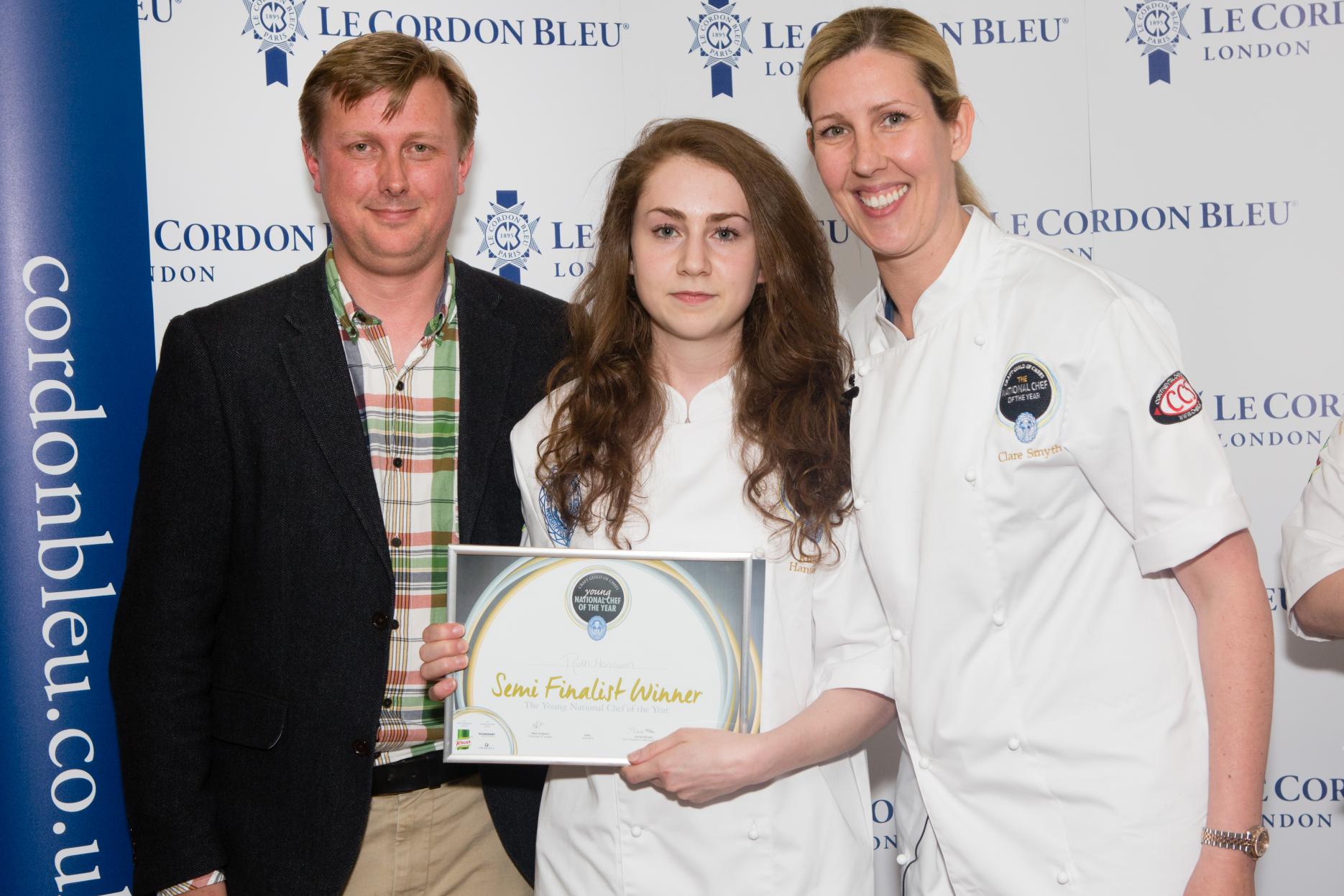 Ruth Hansom from The Ritz London, winner of the heat