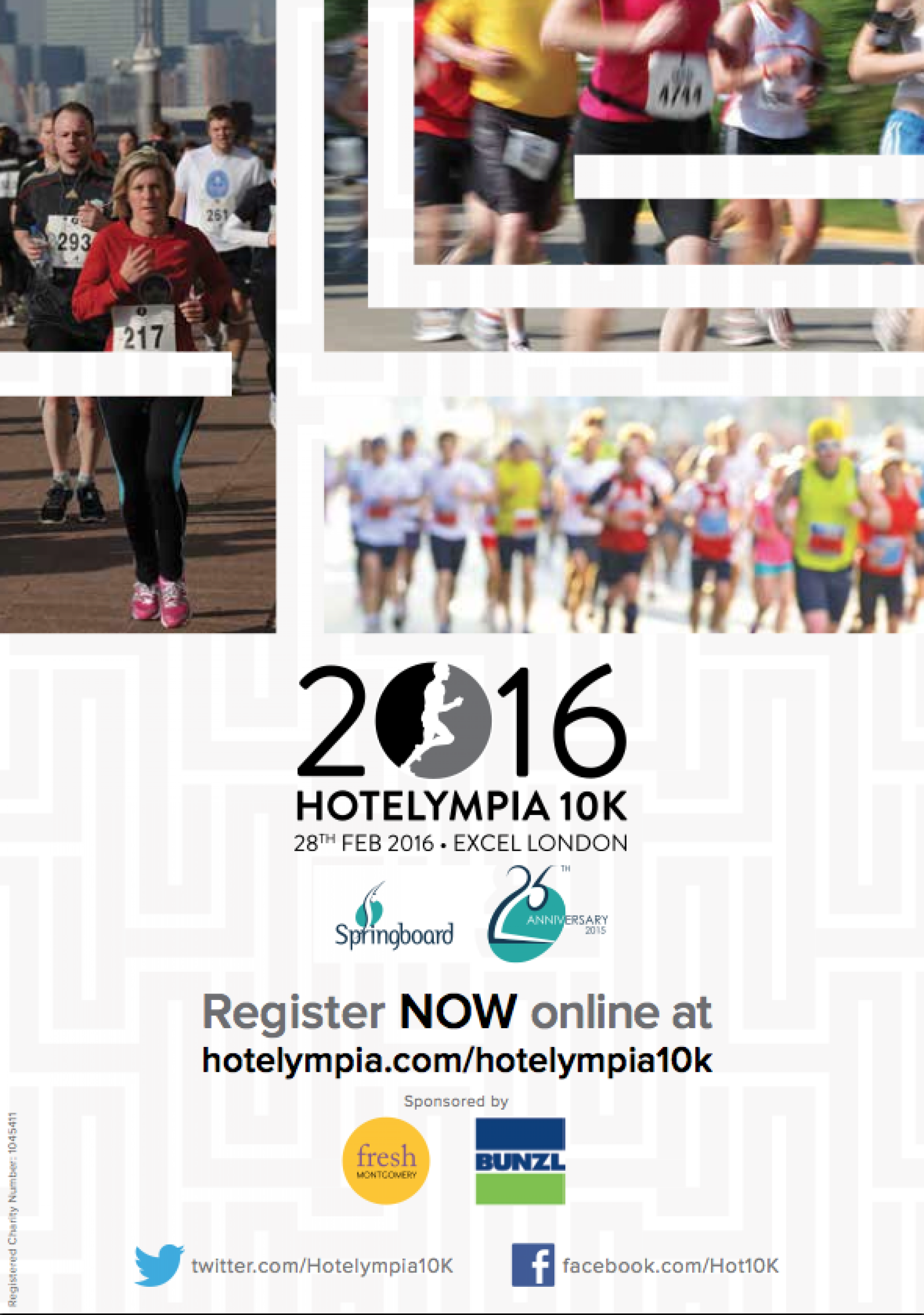 The Hotelympia 10k will take place on 28th February 2016