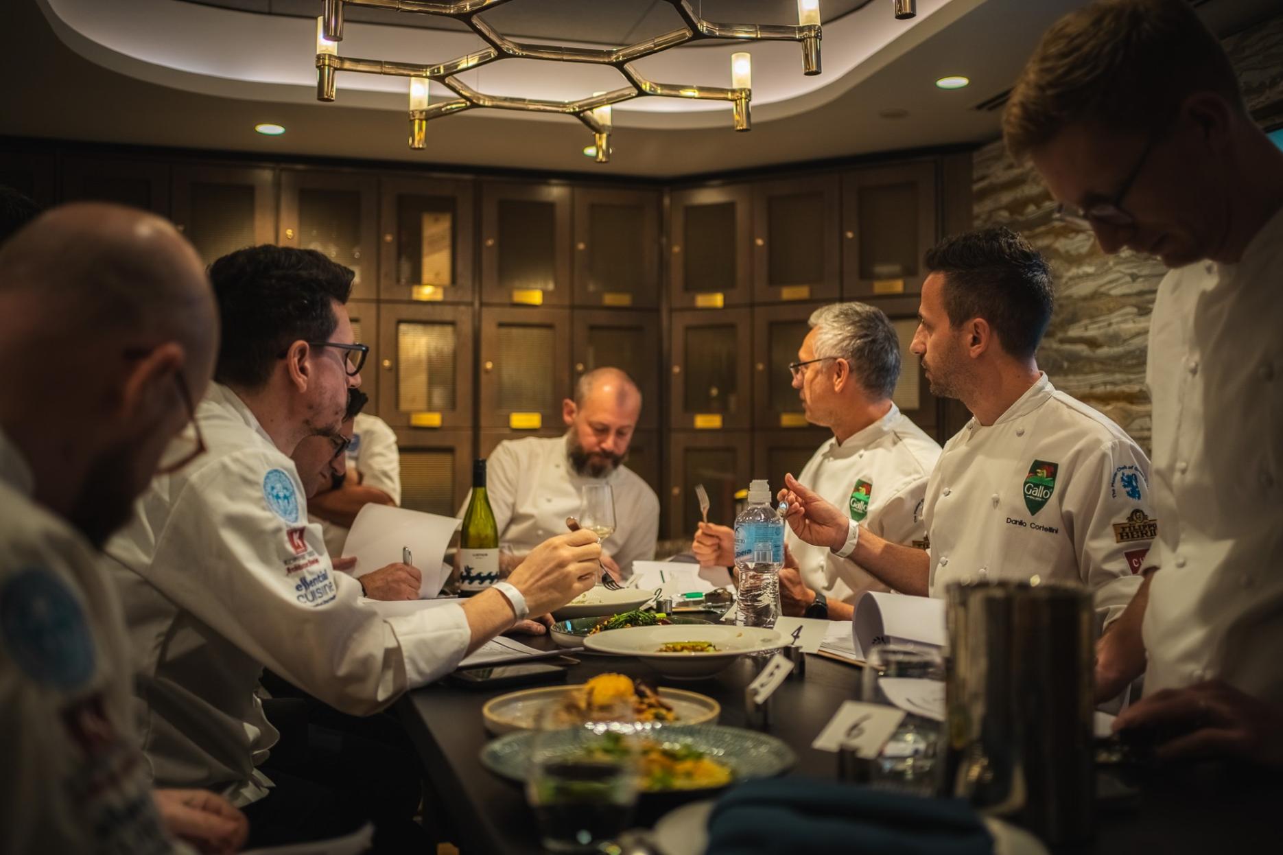 Young Risotto Chef of the Year competition judges Young Risotto Chef of the Year competition judges
