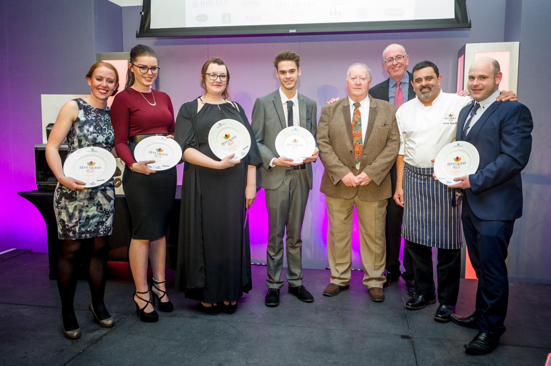 The winning team from Milton Keynes College
