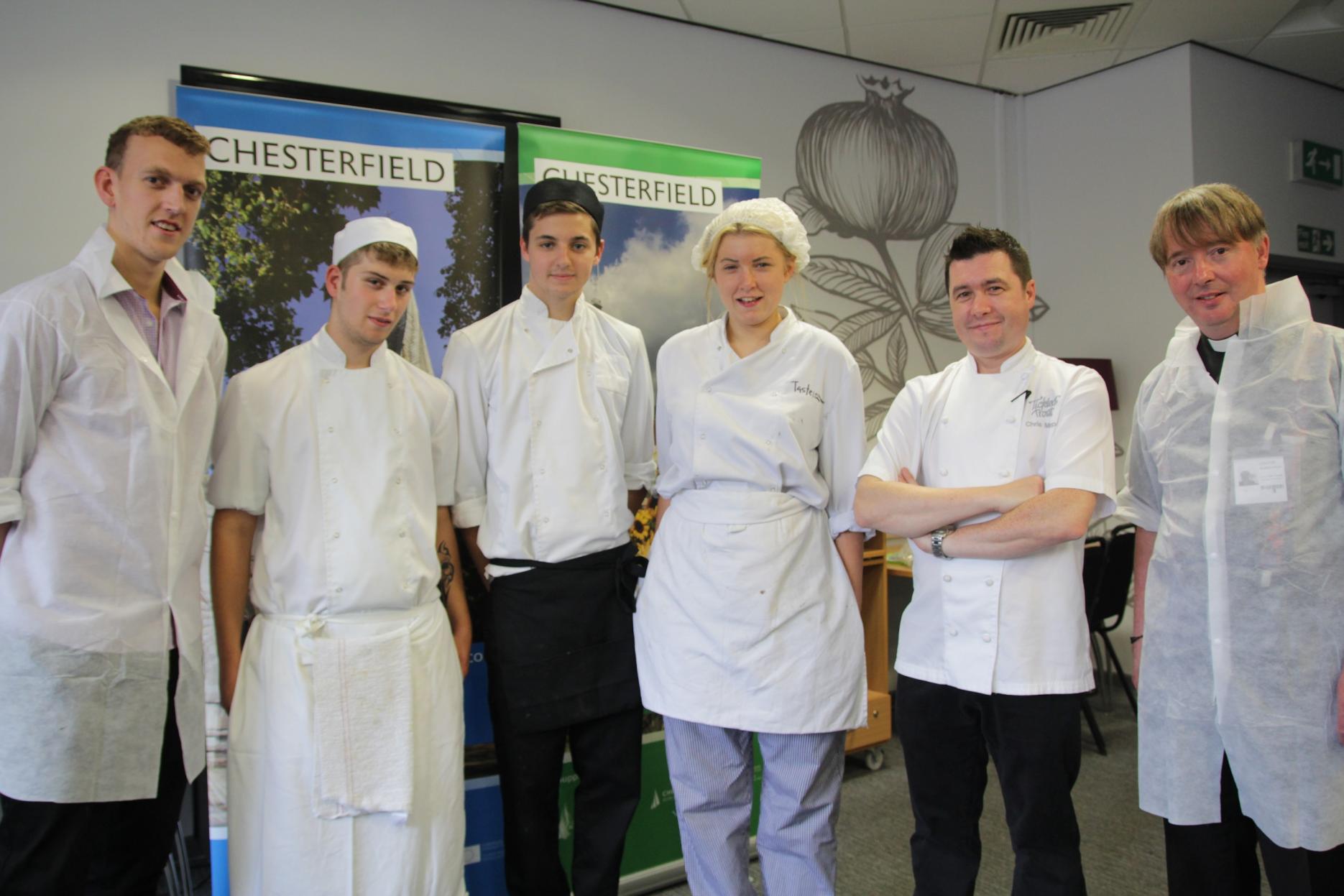 The finalists bidding for the Young Chef of the Year title