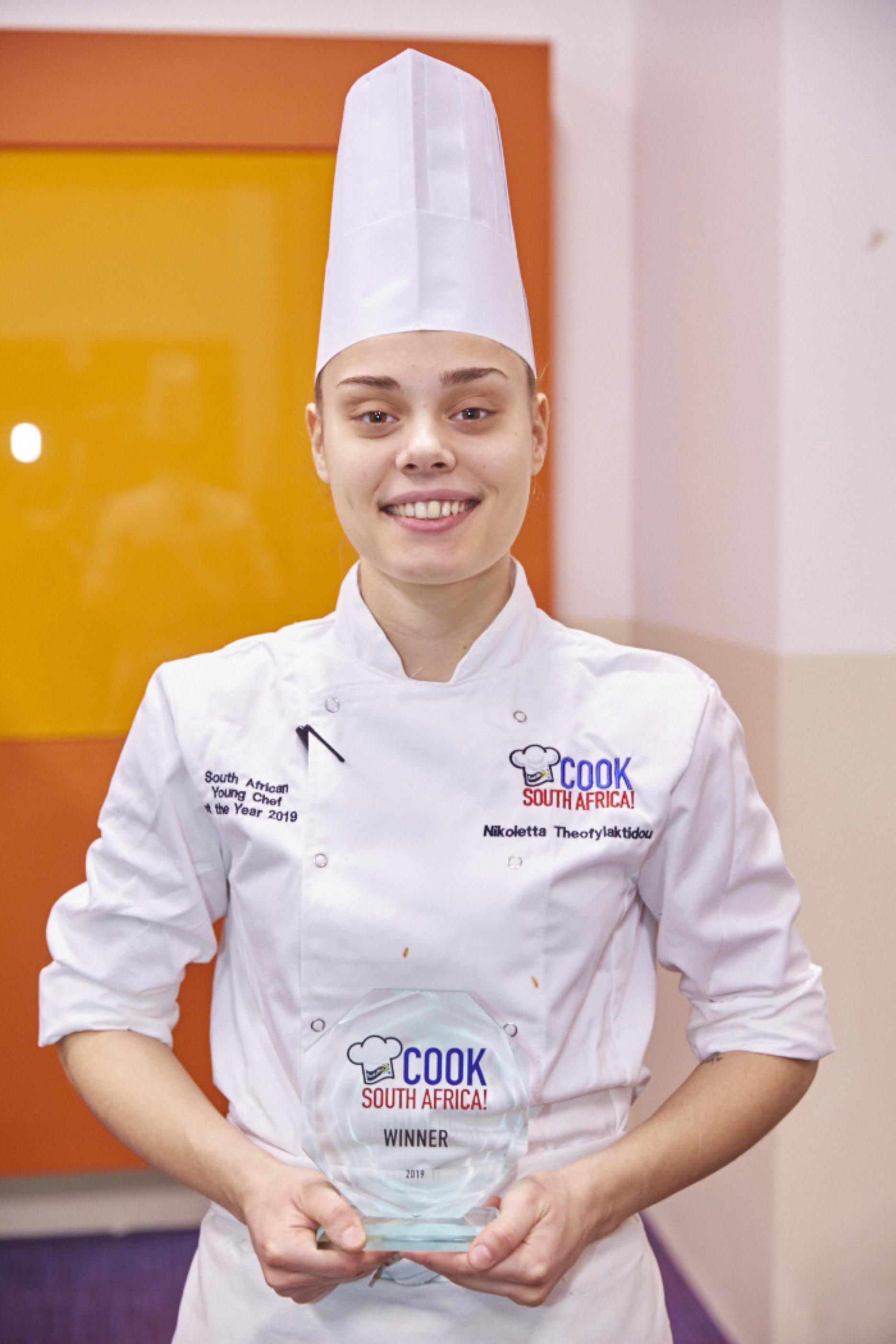 WKC student Nikoleta Theofylaktidou crowned South African Young Chef of the Year 2019 Westminster Kingsway College student wins South African Young Chef of the Year competition