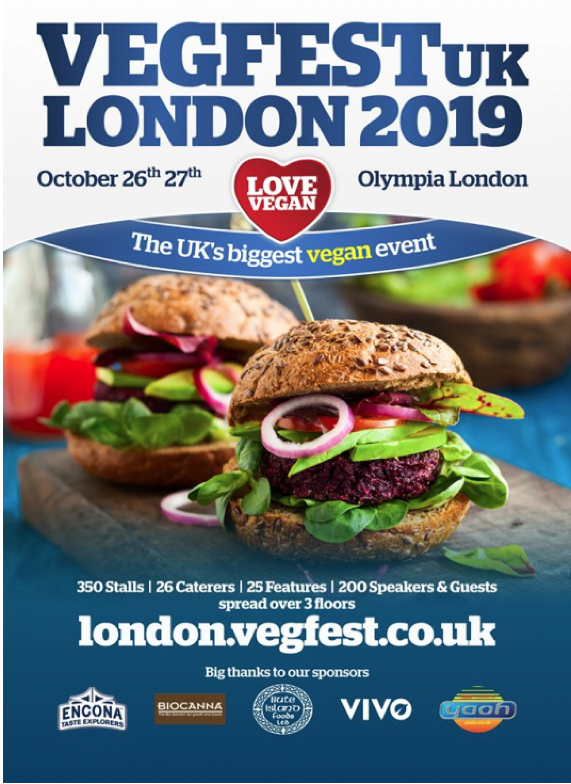 Olympia London to host seventh VegfestUK London