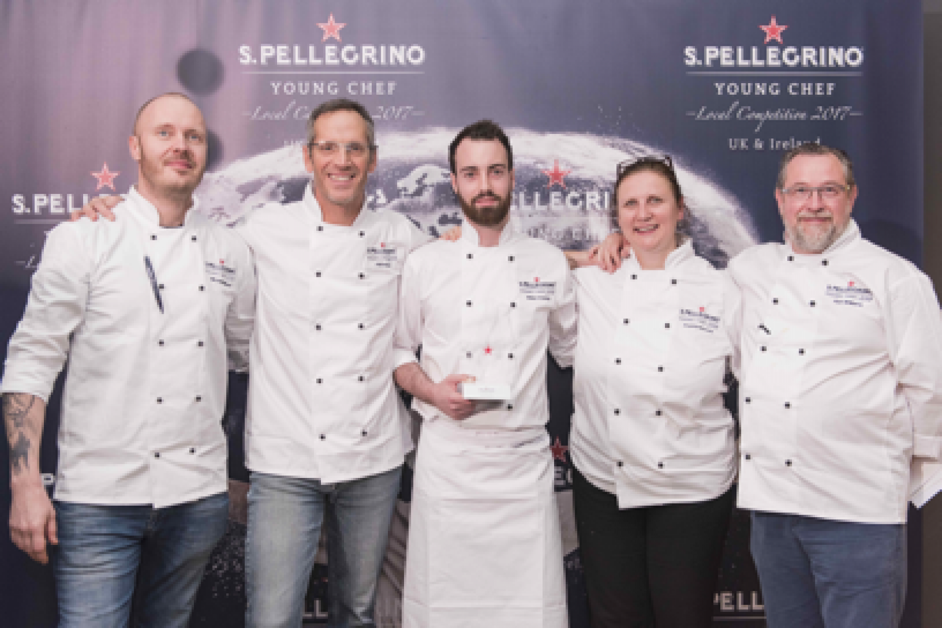 Winner Killian Crowley with the four judges