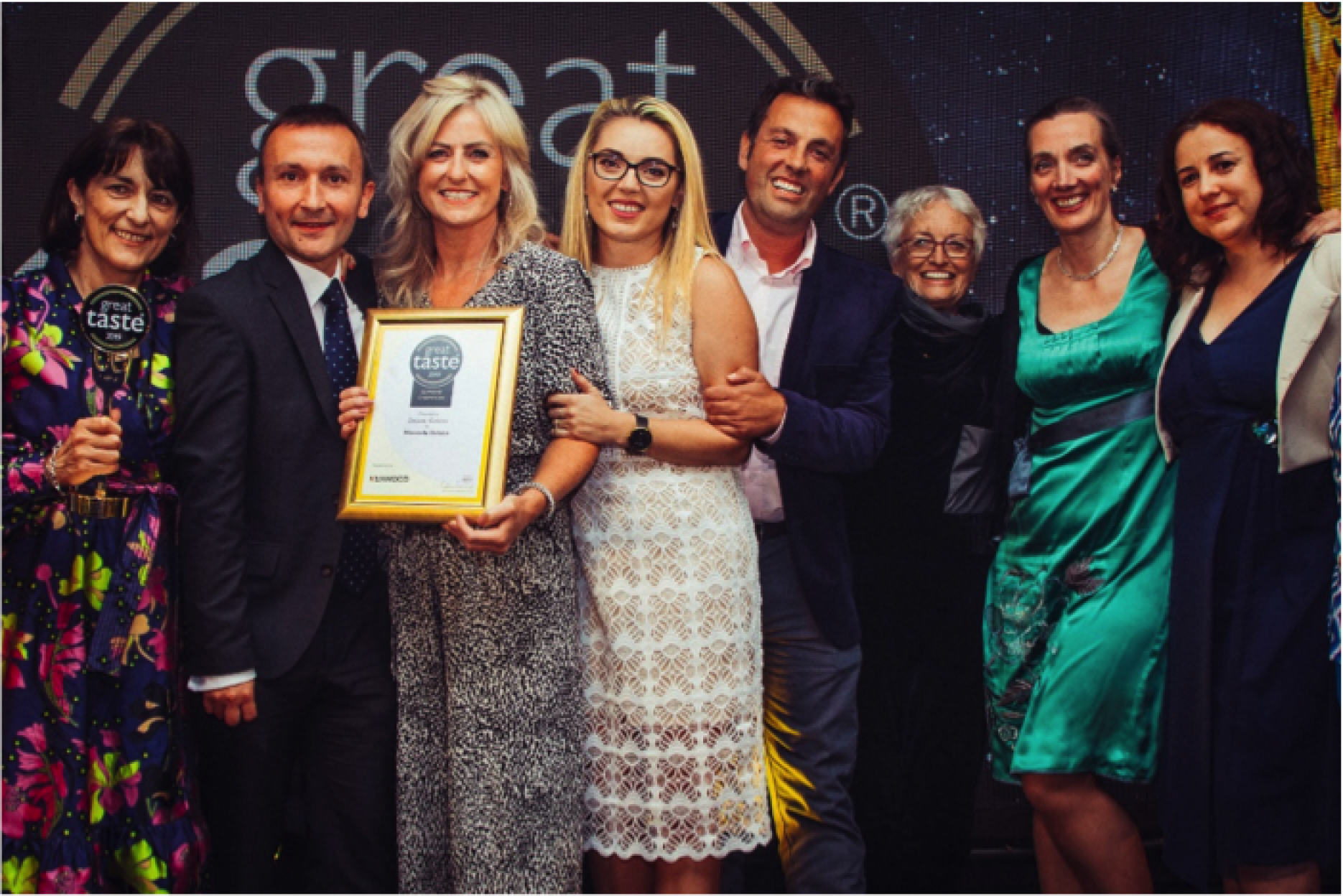 The Swoon Gelato team celebrating their Great Taste award, credit: Sam Pelly Photography Swoon Gelato named Supreme Champion at Great Taste 2019