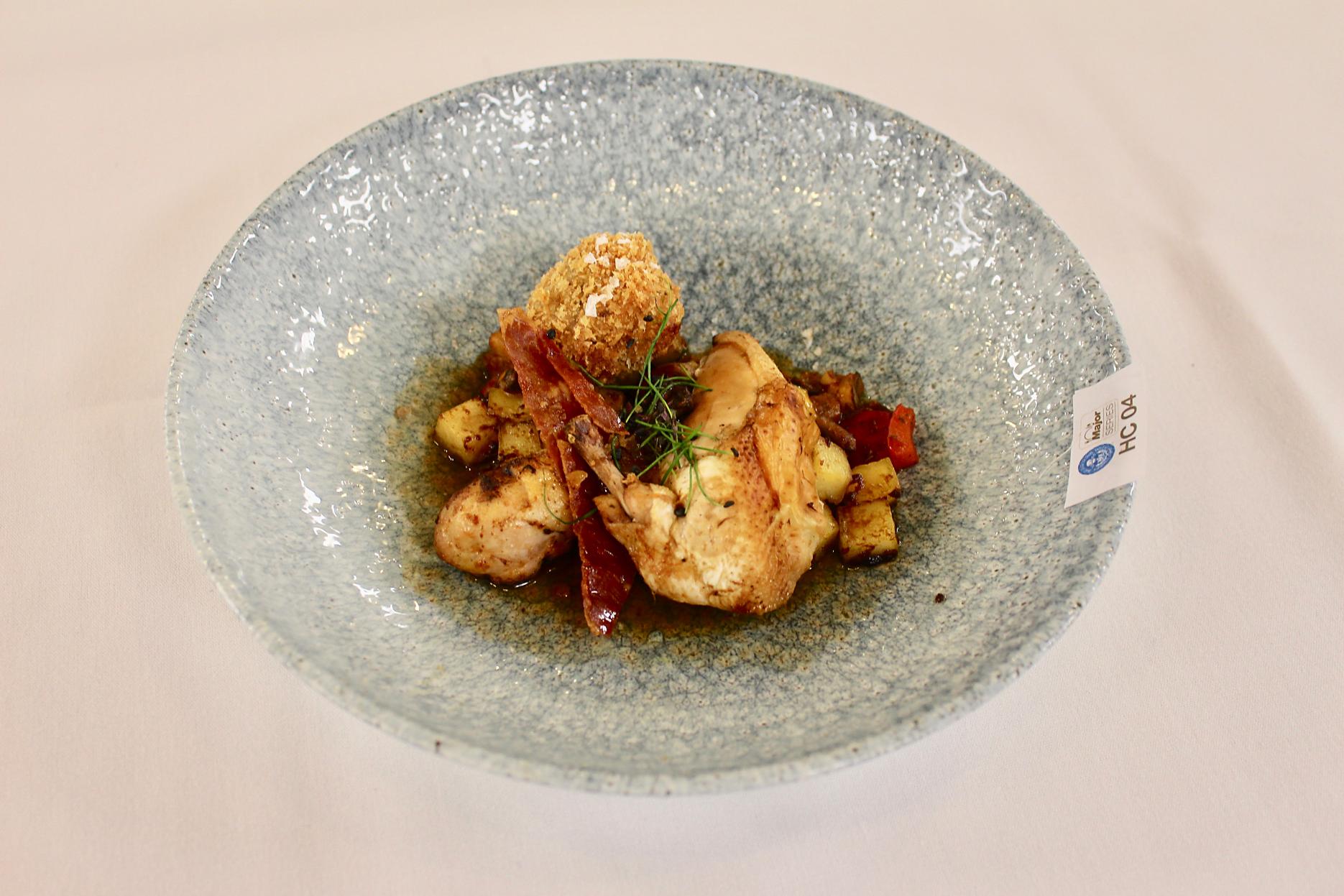 Finlay Royle's winning chicken dish