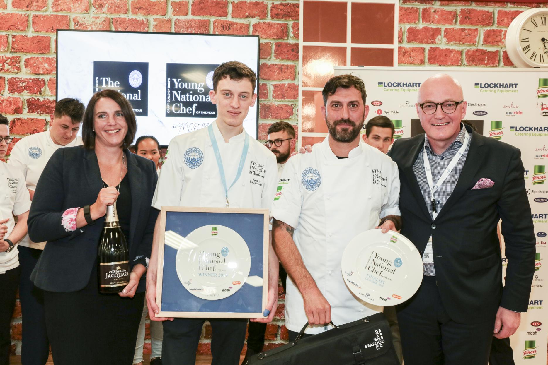 YNCOTY 2019 winner Henry Wadsworth Hunt is on for next Young National Chef of the Year